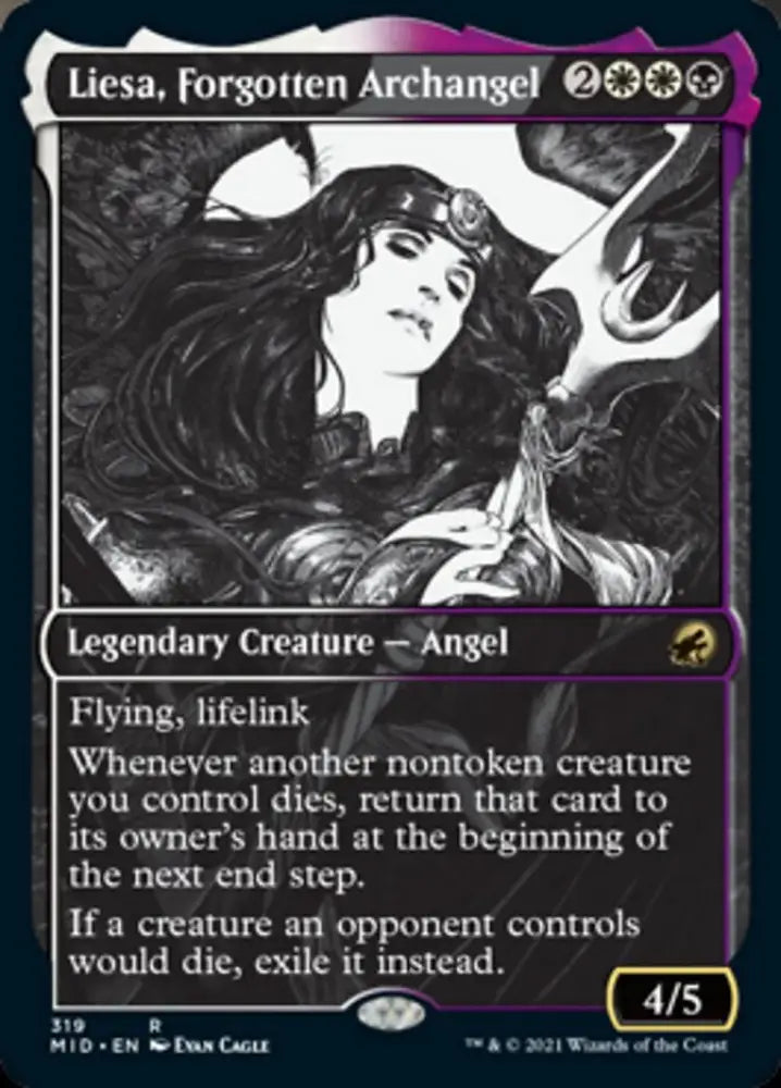 Liesa Forgotten Archangel (Showcase Eternal Night) [Innistrad: Midnight Hunt] - MTG Single