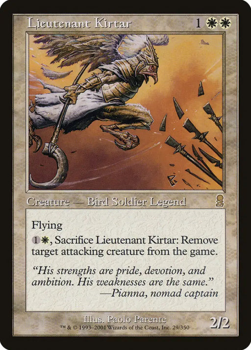 Lieutenant Kirtar [Odyssey] - MTG Single