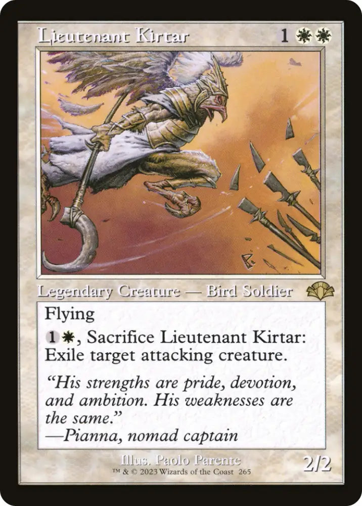 Lieutenant Kirtar (Retro) [Dominaria Remastered] - MTG Single