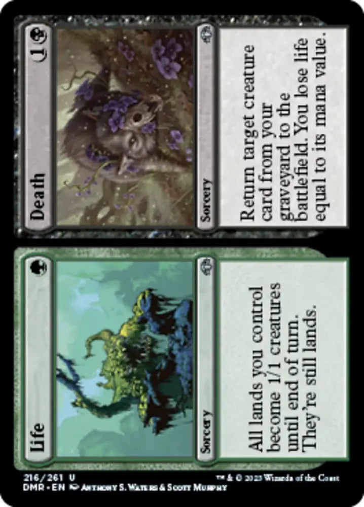 Life // Death [Dominaria Remastered] - MTG Single