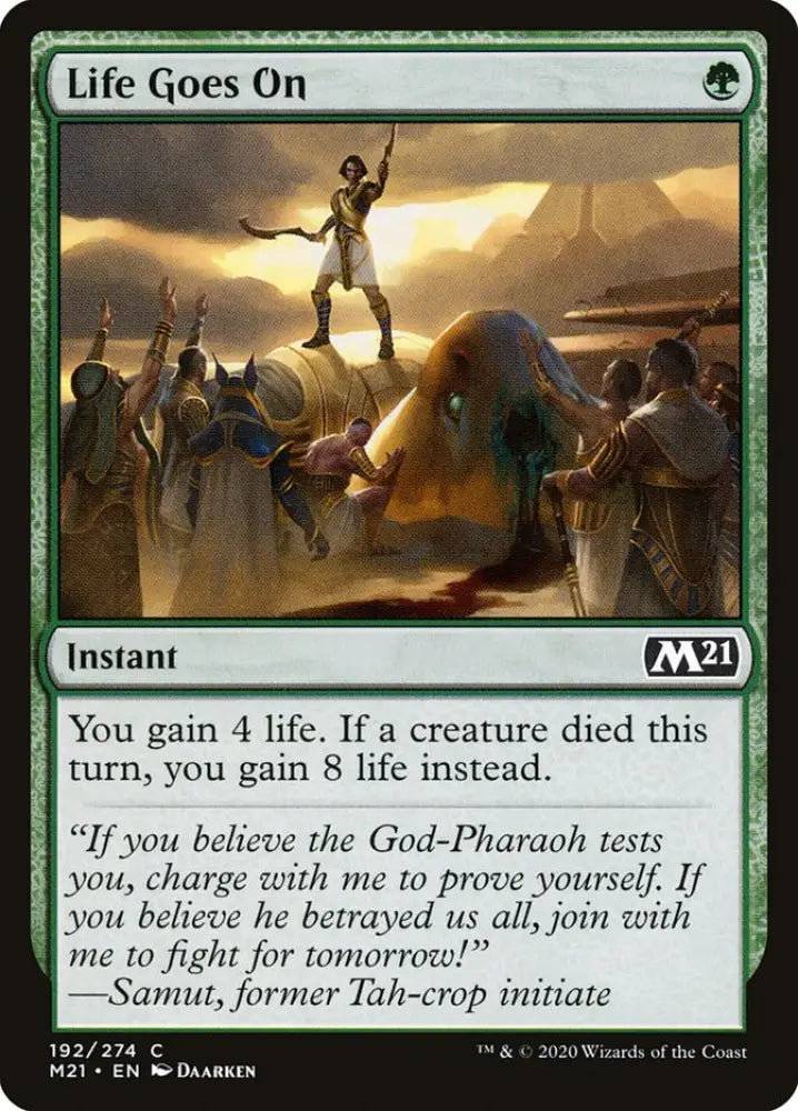 Life Goes On [Core Set 2021] - MTG Single