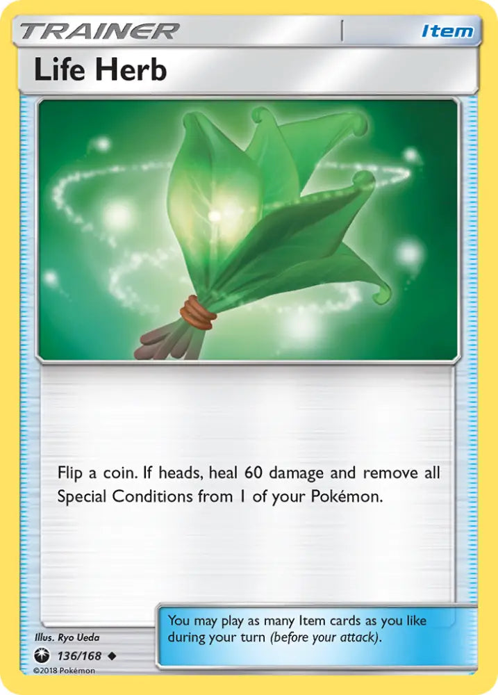Life Herb (136/168) [Sun & Moon: Celestial Storm] - Pokemon Single