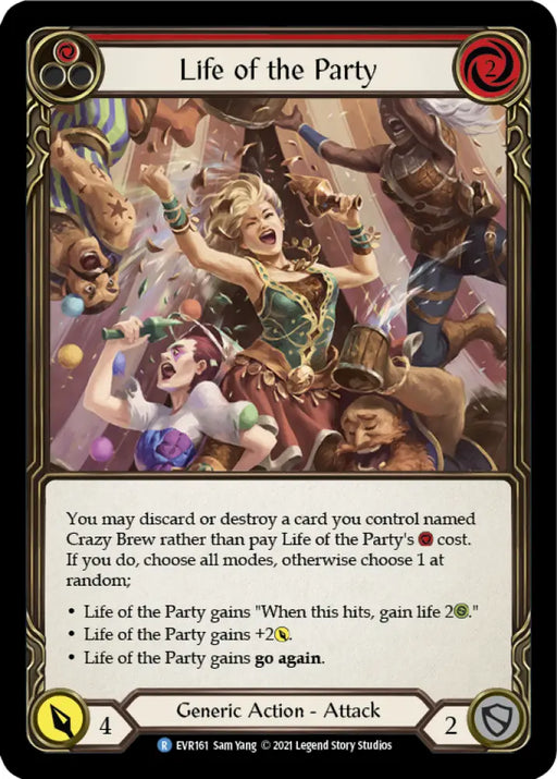 Life of the Party (Red) [Everfest] 1st Edition Normal - Flesh And Blood Single