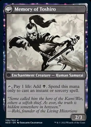 Life of Toshiro Umezawa // Memory of Toshiro [Kamigawa: Neon Dynasty] - MTG Single