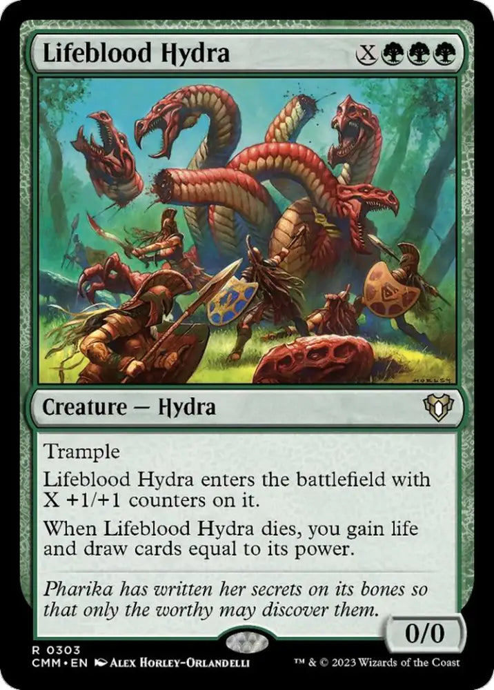 Lifeblood Hydra [Commander Masters] - MTG Single