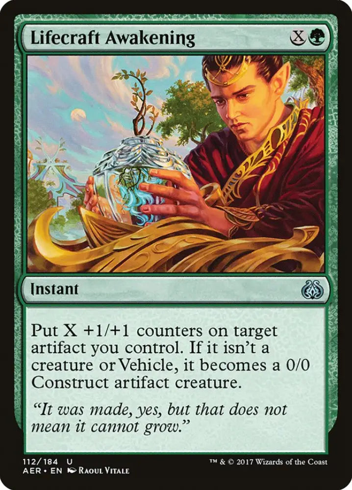 Lifecraft Awakening [Aether Revolt] - MTG Single