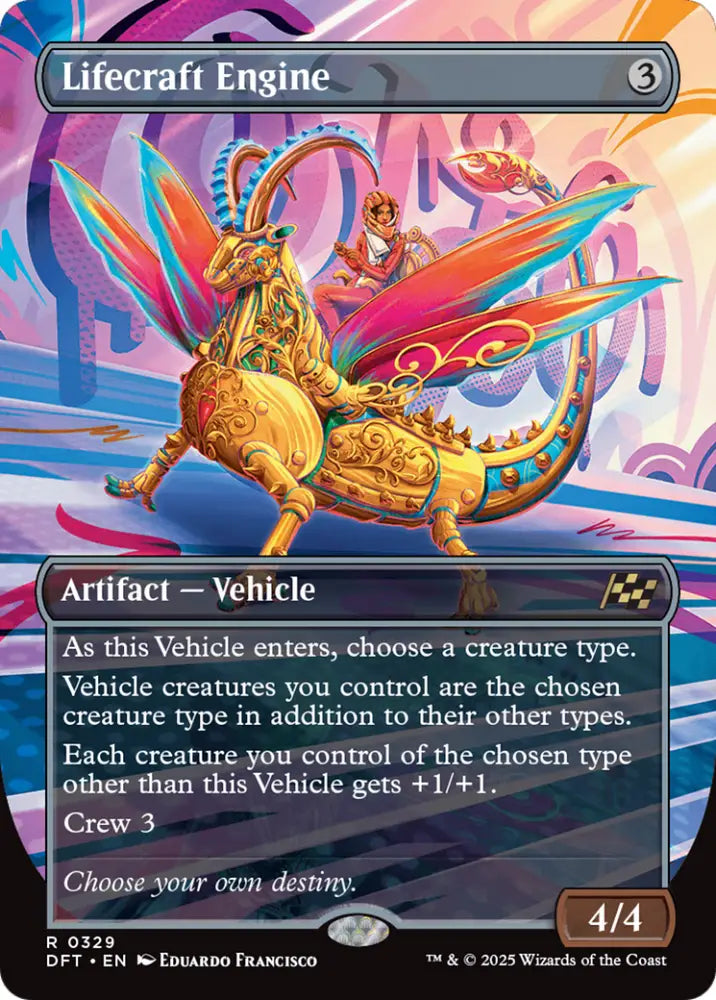 Lifecraft Engine (Borderless) [Aetherdrift] - MTG Single