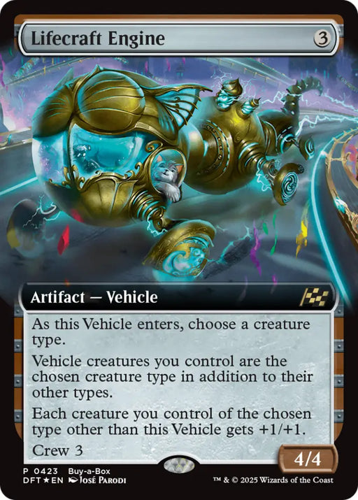 Lifecraft Engine (Extended Art) (Buy-A-Box) [Aetherdrift Promos] - MTG Single