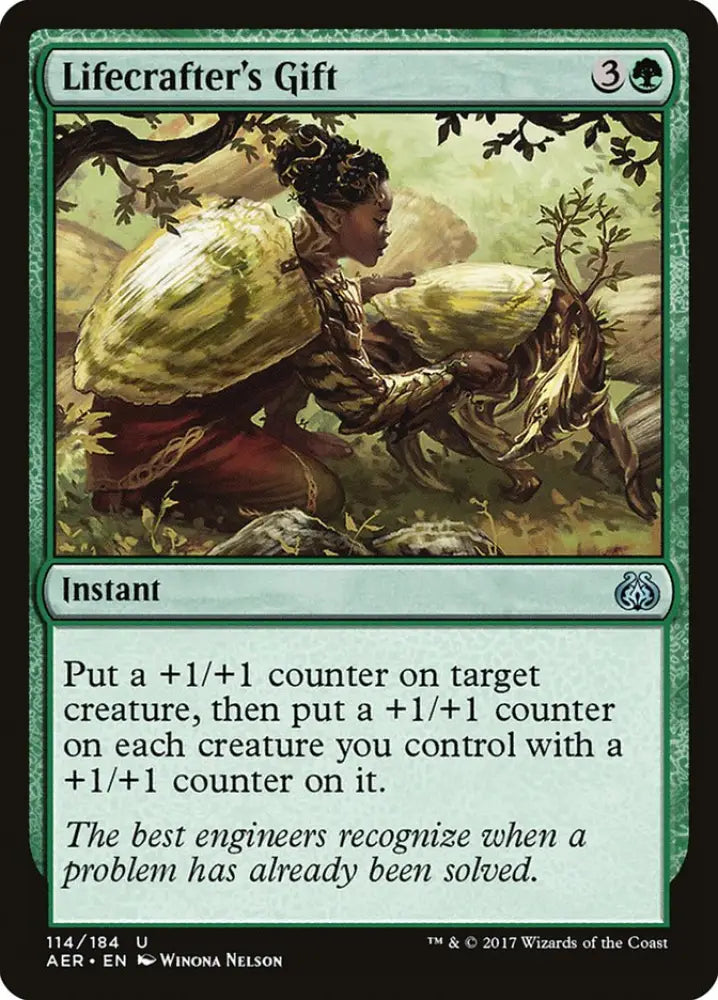 Lifecrafter’s Gift [Aether Revolt] - MTG Single