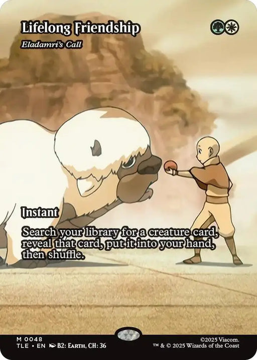 Lifelong Friendship - Eladamri's Call (Borderless) (48) [Avatar: The Last Airbender: Eternal-Legal]