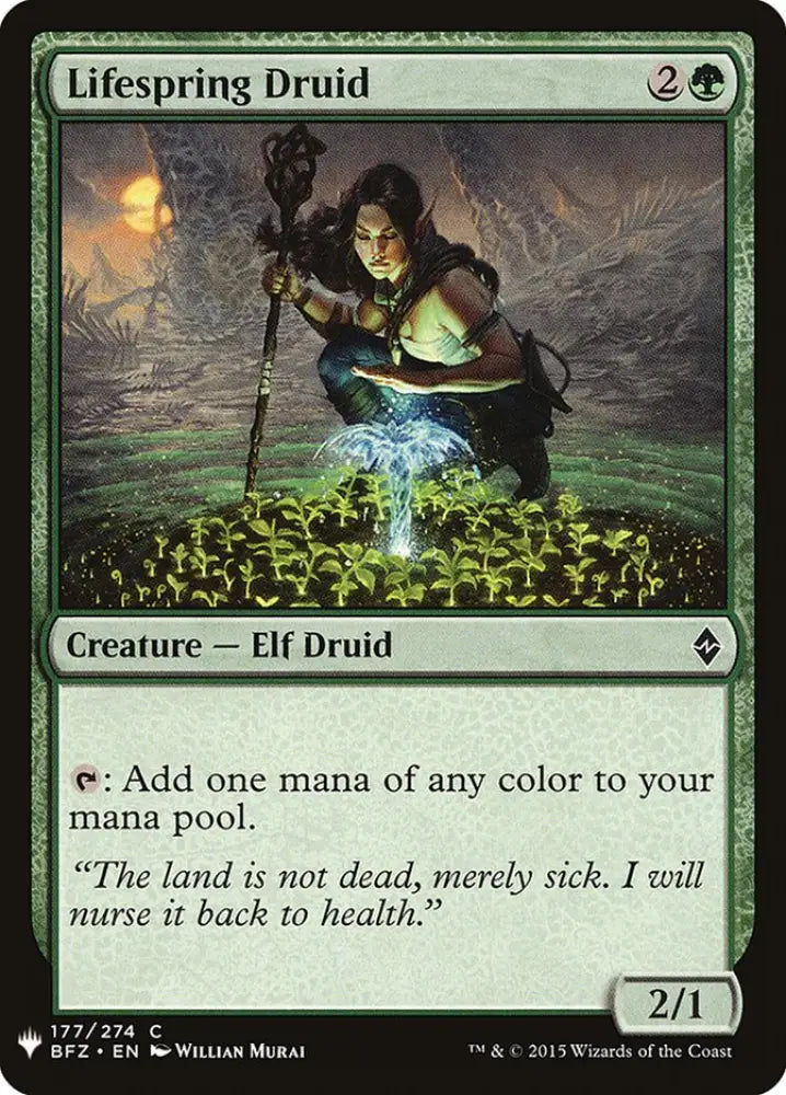 Lifespring Druid [Mystery Booster] - MTG Single