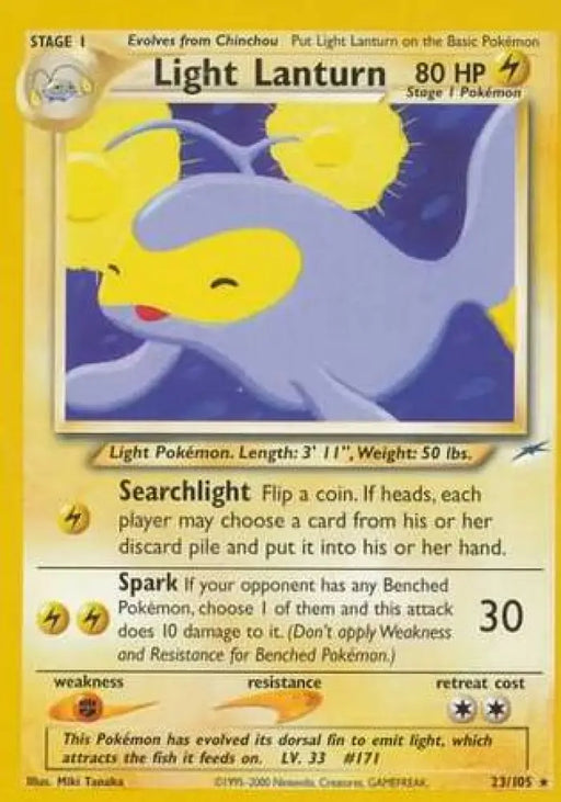 Light Lanturn (23/105) [Neo Destiny Unlimited] - Pokemon Single