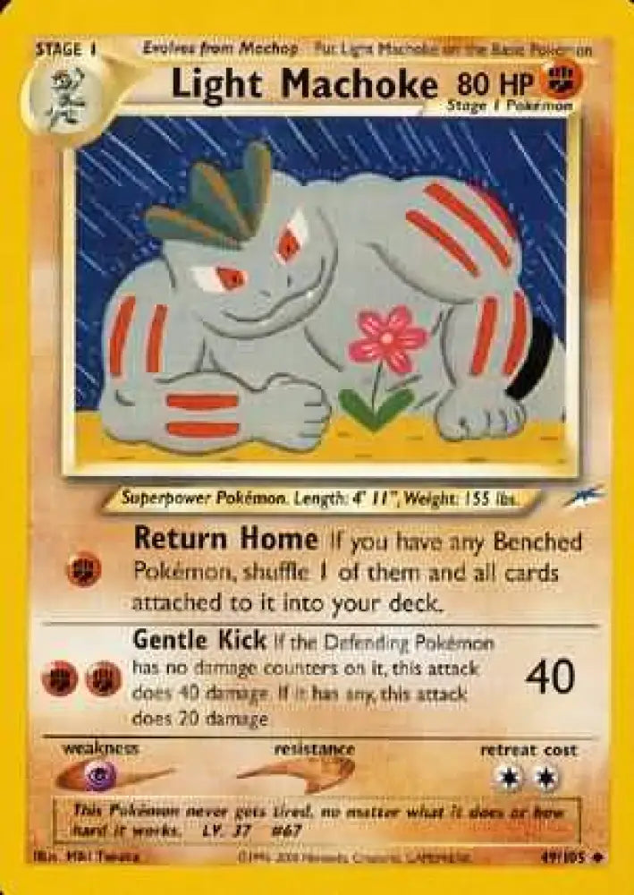 Light Machoke (49/105) [Neo Destiny Unlimited] - Pokemon Single