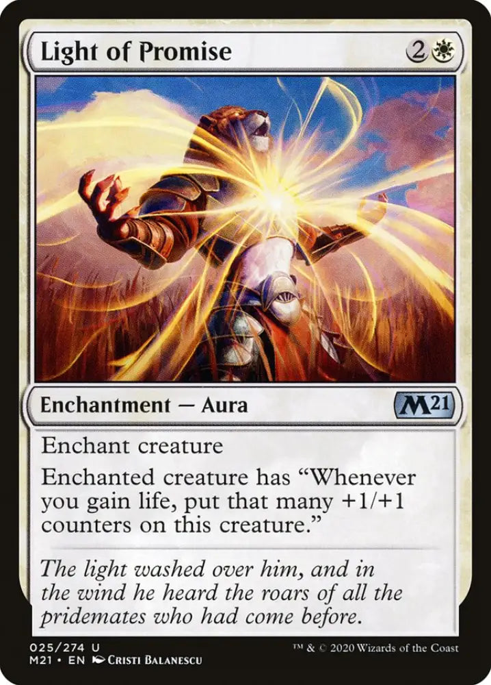 Light of Promise [Core Set 2021] - MTG Single
