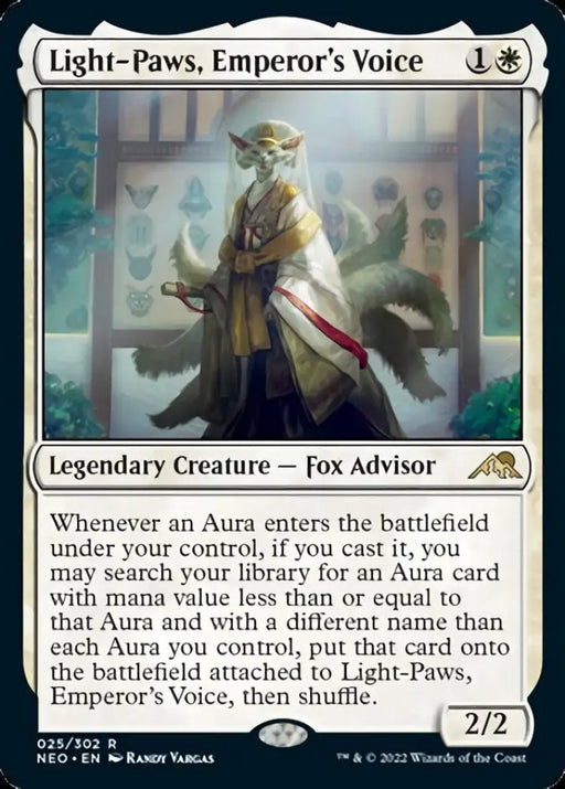 Light-Paws Emperor’s Voice [Kamigawa: Neon Dynasty] - MTG Single