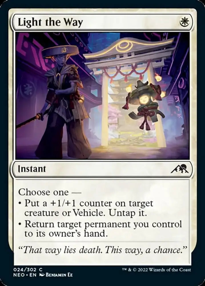 Light the Way [Kamigawa: Neon Dynasty] - MTG Single