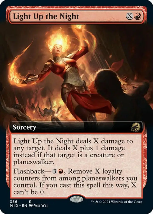 Light Up the Night (Extended Art) [Innistrad: Midnight Hunt] - MTG Single