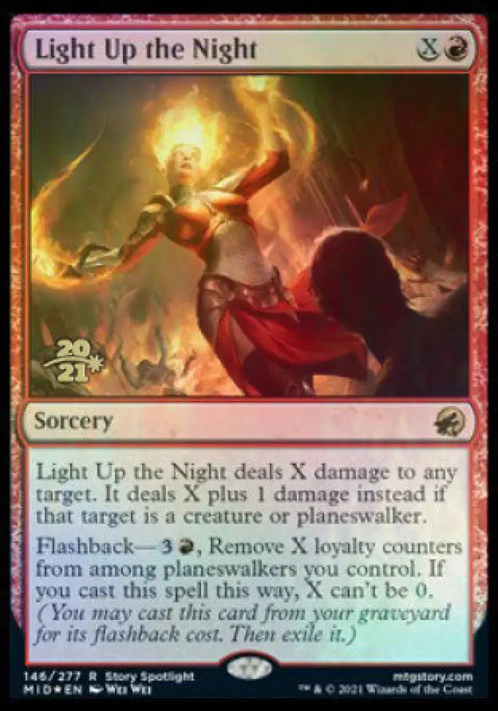 Light Up the Night [Innistrad: Midnight Hunt Prerelease Promos] - MTG Single