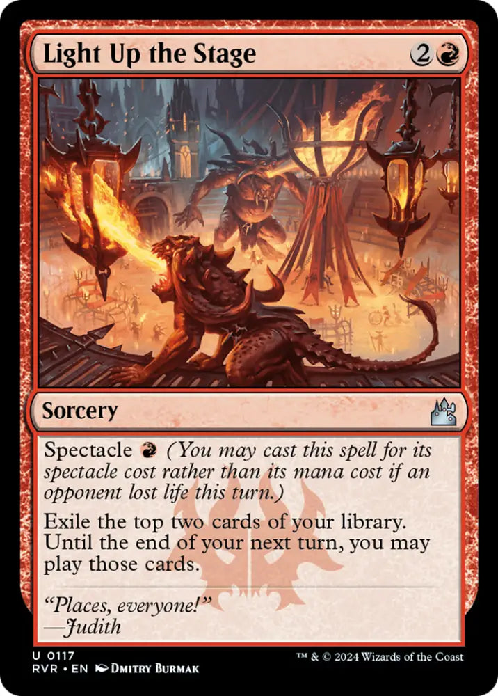 Light Up the Stage [Ravnica Remastered] - MTG Single