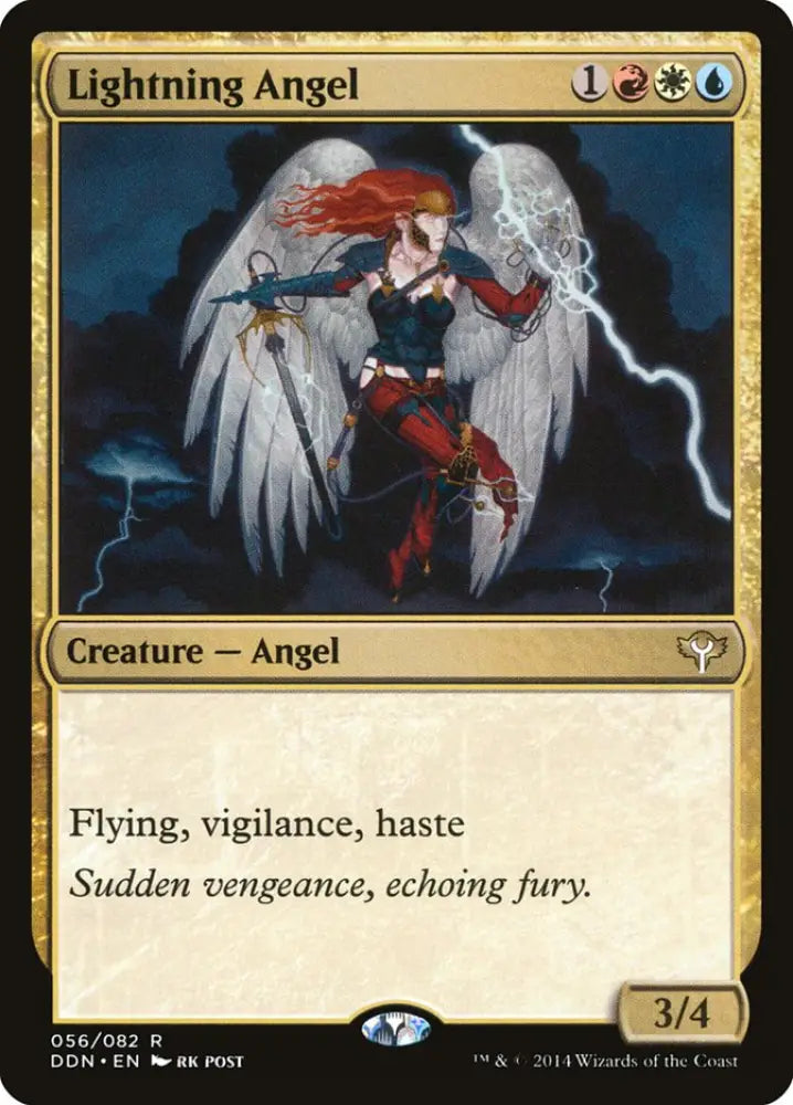 Lightning Angel [Duel Decks: Speed vs. Cunning] - MTG Single