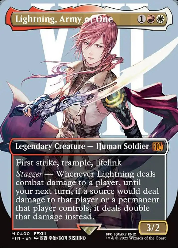 Lightning, Army of One (400) [Final Fantasy]