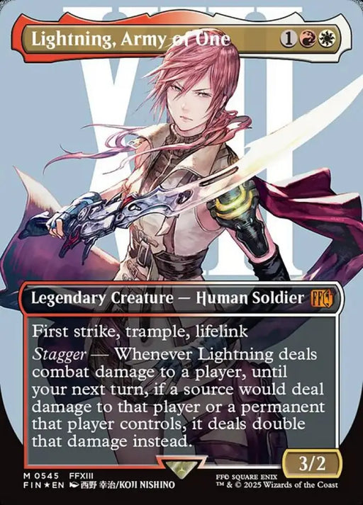 Lightning, Army of One (545) [Final Fantasy]