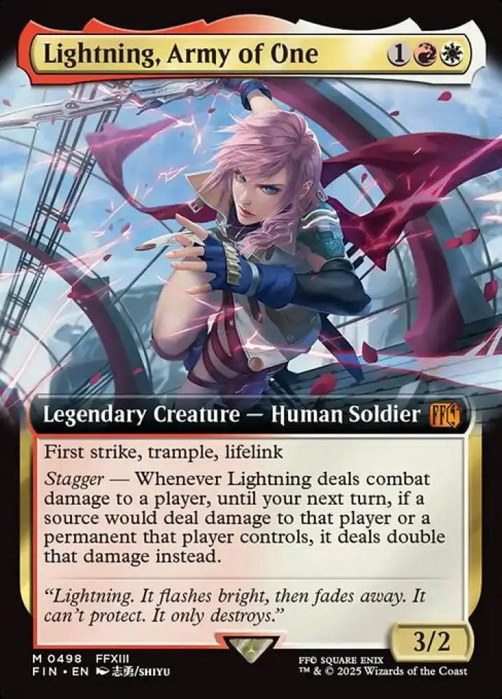 Lightning, Army of One (498) [Final Fantasy]