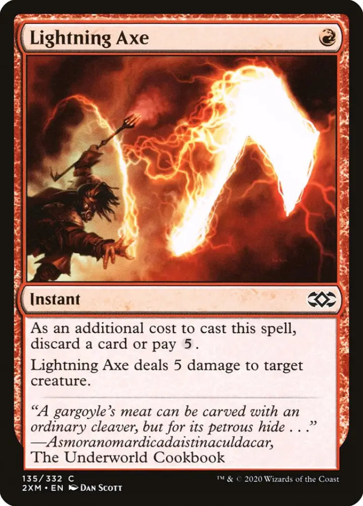 Lightning Axe [Double Masters] - MTG Single
