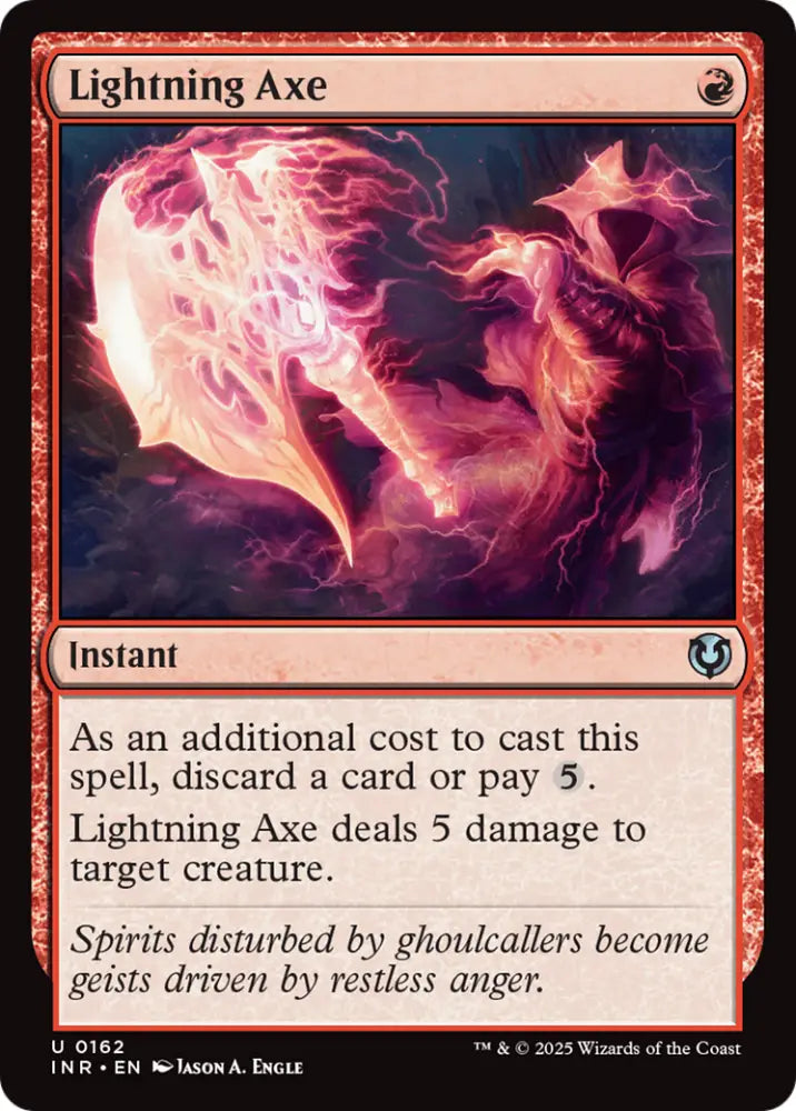 Lightning Axe [Innistrad Remastered] - MTG Single