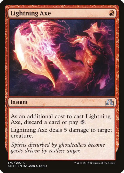 Lightning Axe [Shadows over Innistrad] - MTG Single