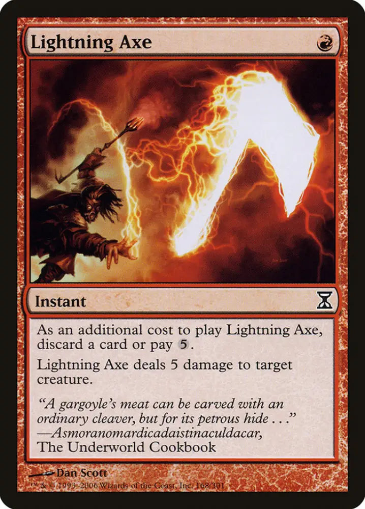 Lightning Axe [Time Spiral] - MTG Single