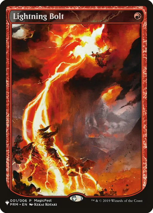Lightning Bolt (001/006) [The List] - MTG Single