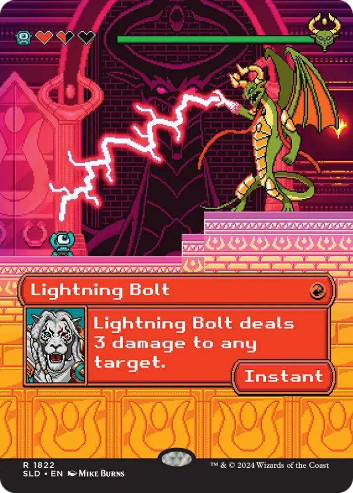 Lightning Bolt (1822) (Rainbow Foil) [Secret Lair Drop Series] - MTG Single