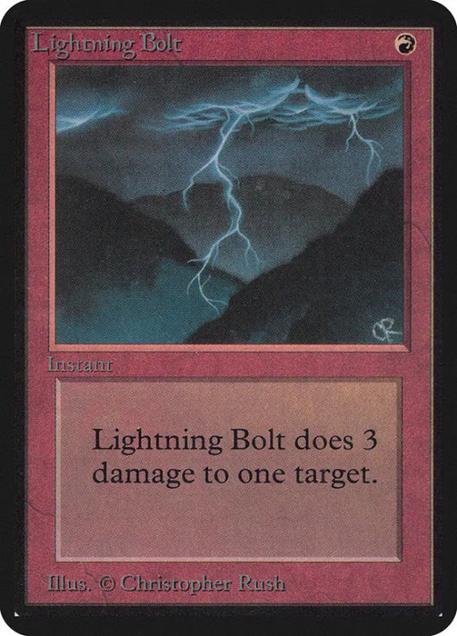 Lightning Bolt [Alpha Edition] - MTG Single
