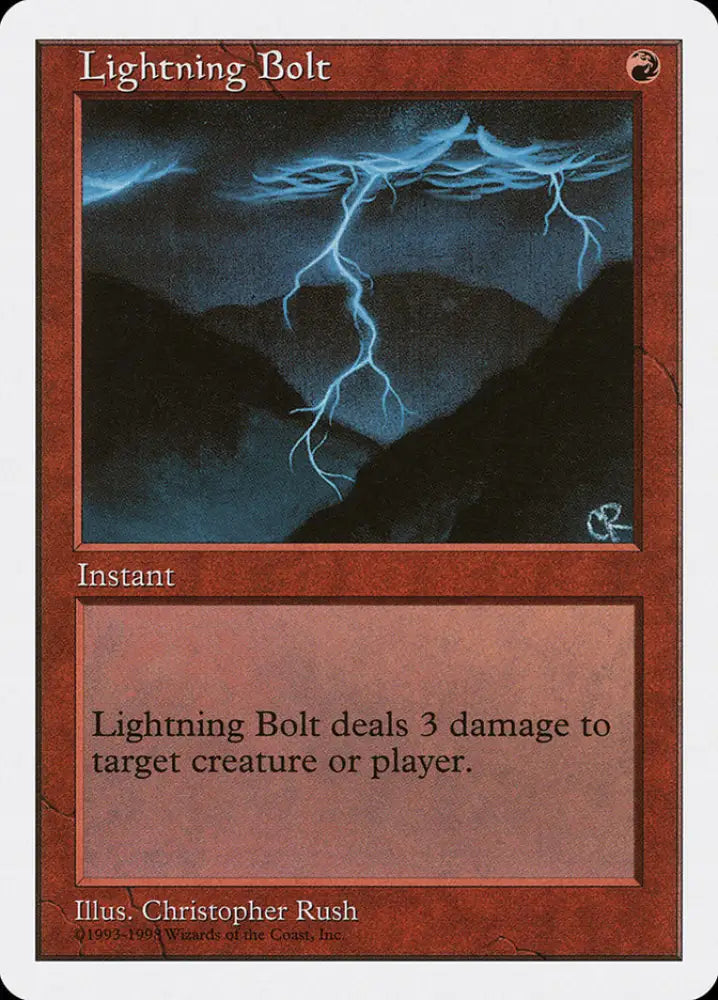 Lightning Bolt [Anthologies] - MTG Single