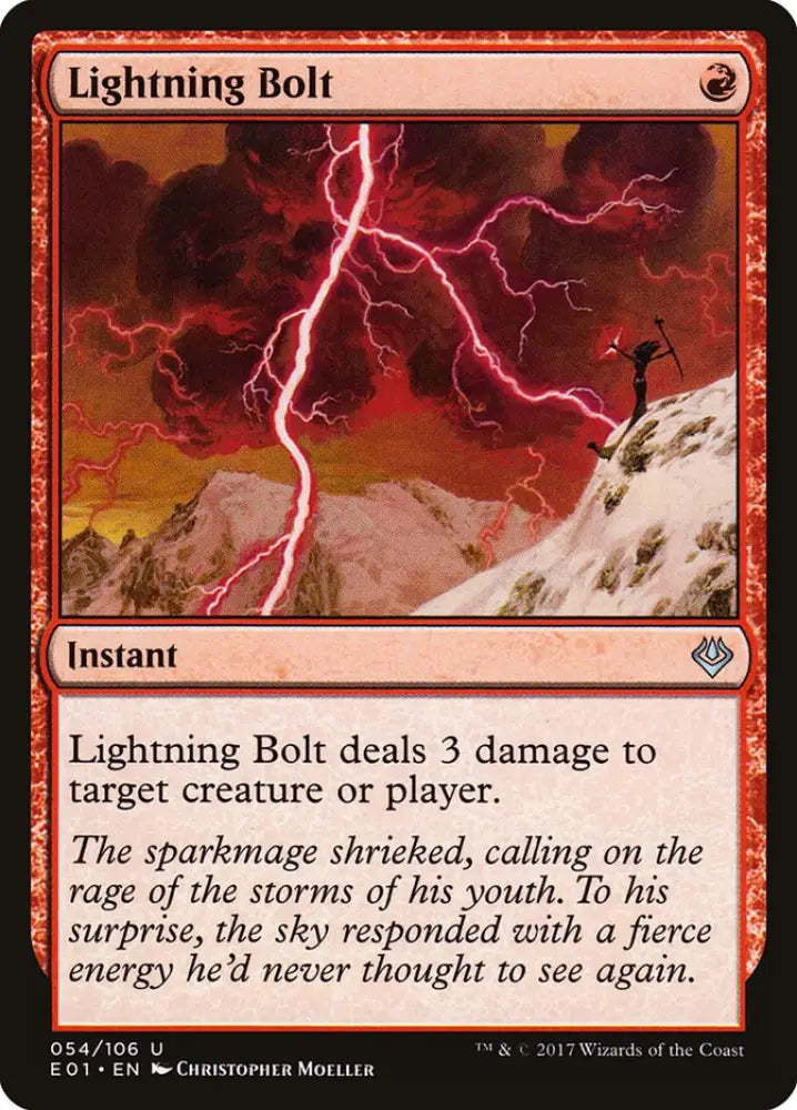 Lightning Bolt [Archenemy: Nicol Bolas] - MTG Single
