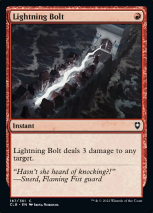 Lightning Bolt [Commander Legends: Battle for Baldur’s Gate] - MTG Single