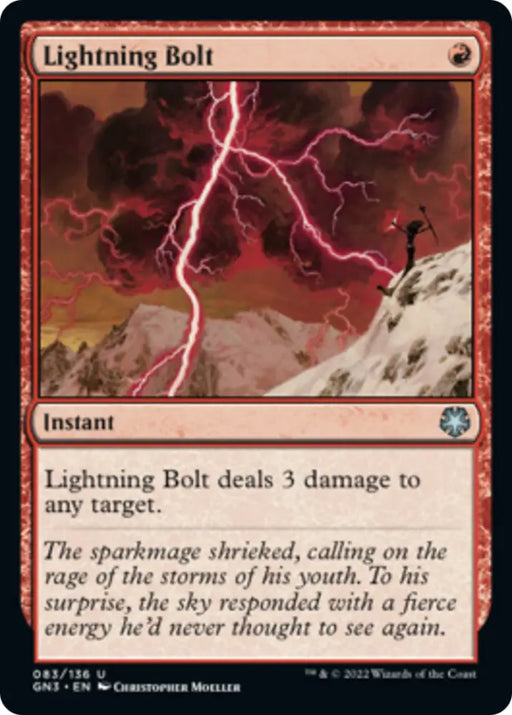 Lightning Bolt [Game Night: Free-for-All] - MTG Single