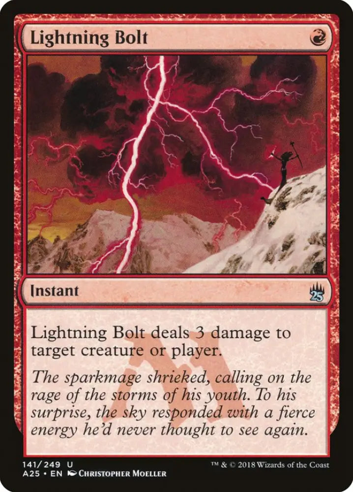 Lightning Bolt [Masters 25] - MTG Single