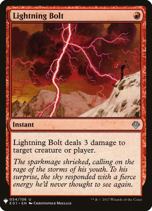 Lightning Bolt [Mystery Booster] - MTG Single