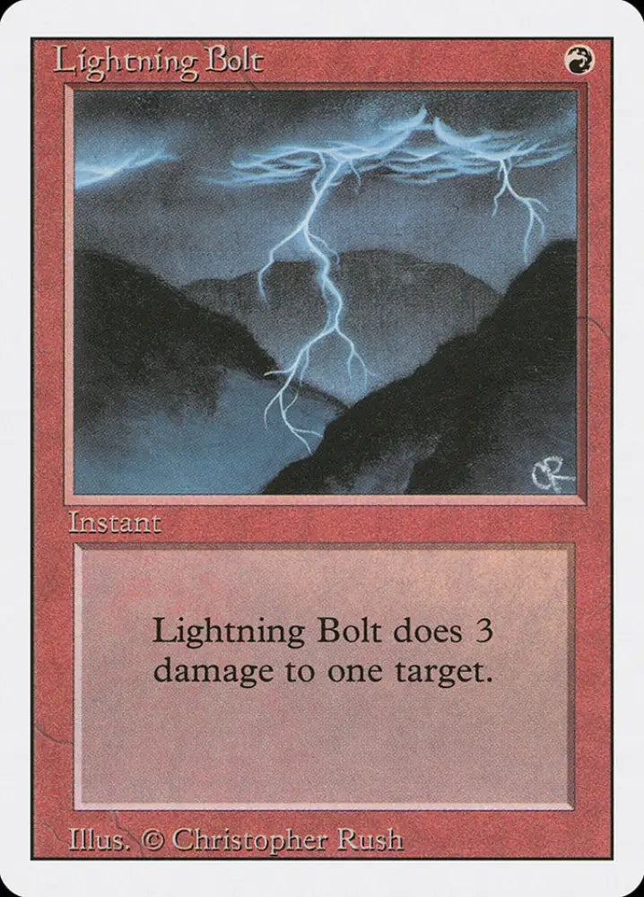 Lightning Bolt [Revised Edition] - MTG Single