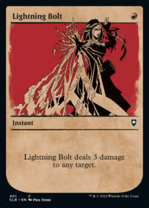 Lightning Bolt (Showcase) [Commander Legends: Battle for Baldur’s Gate] - MTG Single