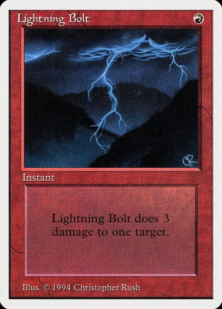 Lightning Bolt [Summer Magic / Edgar] - MTG Single