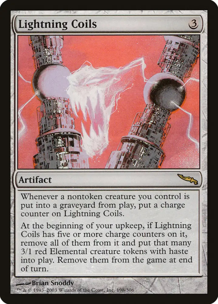 Lightning Coils [Mirrodin] - MTG Single
