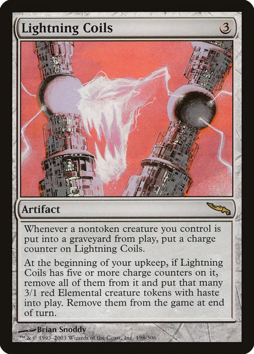 Lightning Coils [Mirrodin] - MTG Single