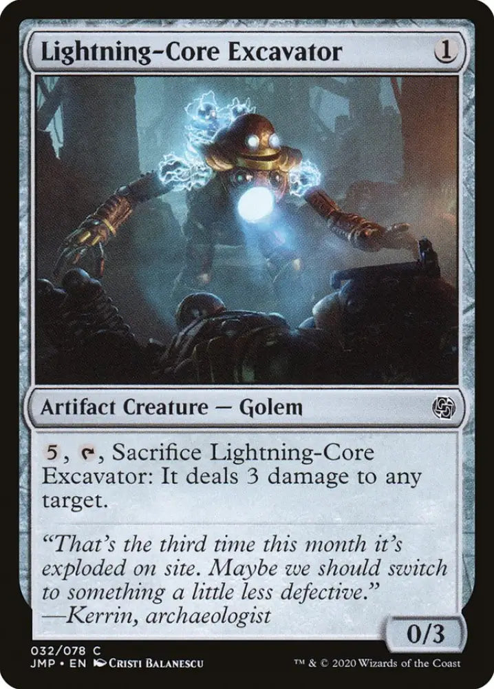 Lightning-Core Excavator [Jumpstart] - MTG Single