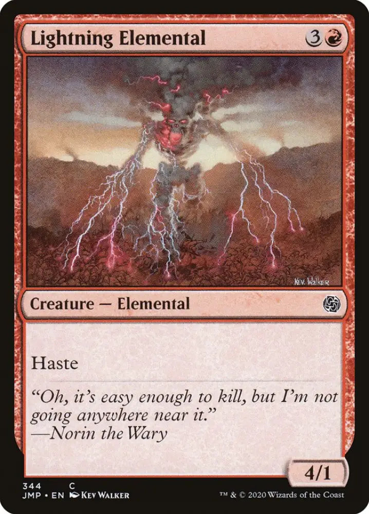 Lightning Elemental [Jumpstart] - MTG Single