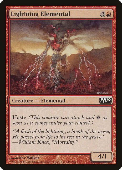 Lightning Elemental [Magic 2010] - MTG Single