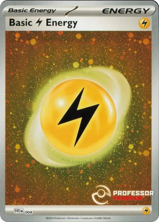 Lightning Energy (004) (2023) [Professor Program Promos] - Pokemon Single