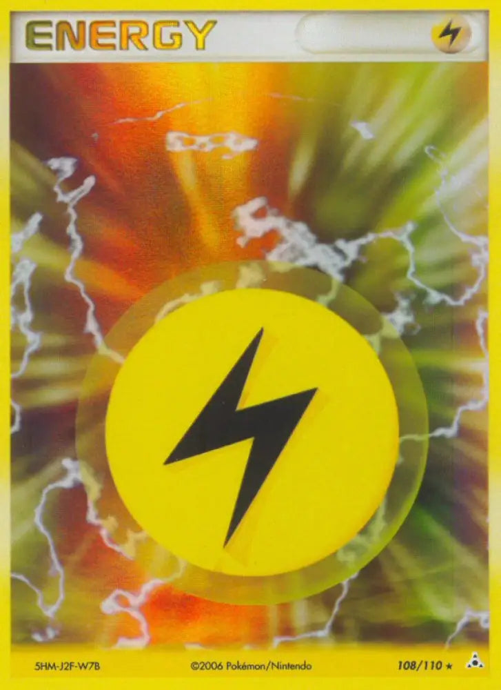 Lightning Energy (108/110) [EX: Holon Phantoms] - Pokemon Single